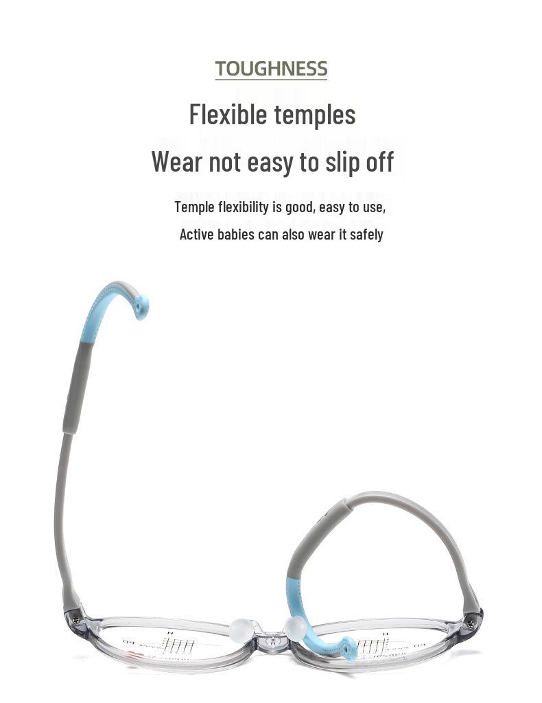 TR90 Ultra-Light Children's Eyeglass Frame with Silicone Soft Nose Pads