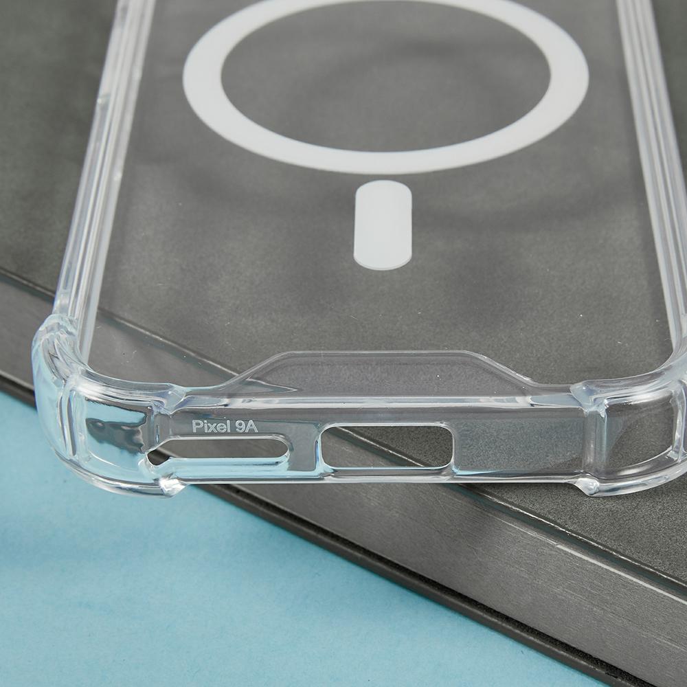For Google Pixel 9a Case Compatible with MagSafe 1.5mm Shockproof Clear Phone Back Cover