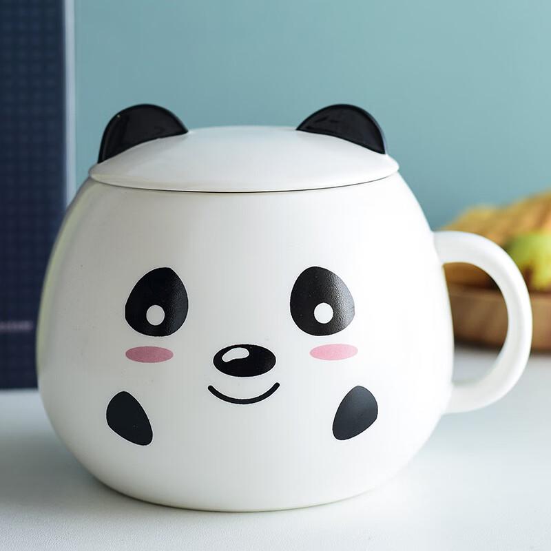 Pink Meatball Cartoon Panda Ceramic Mug Blind Box