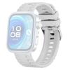For Huawei Watch Fit 4 Pro Silicone Watch Band Metal Pin Buckle Replacement Wrist Strap