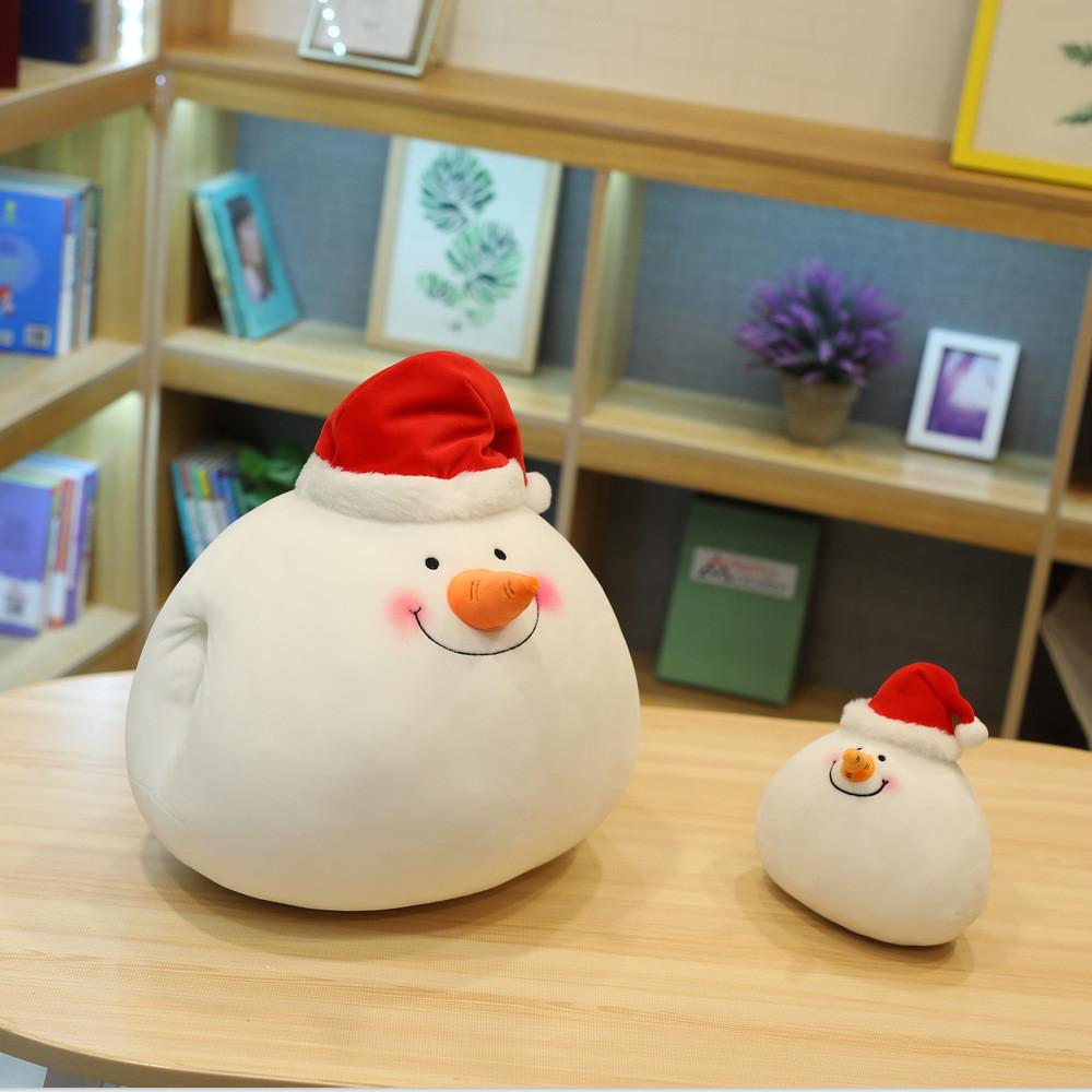 Santa Reindeer Snowman Claus Plush Cushion For Christmas Decor And Warmth