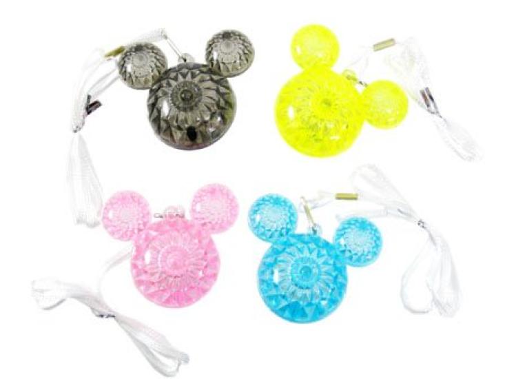 Diamond Mouse Pendant Set with Fun Toy [Light-up Toy] (36 Pieces) / (Paper Balloon)