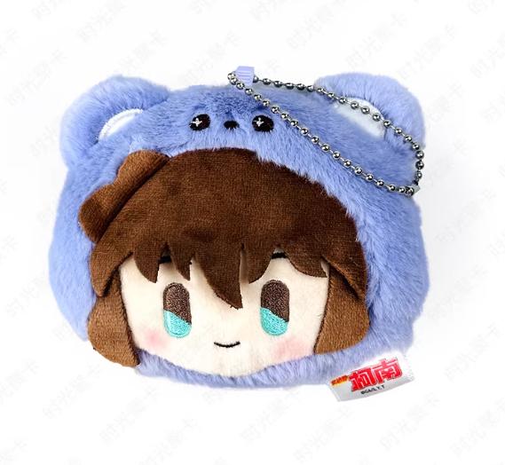 Ultimo Caldo Originale Detective Conan Xiong Xiong Peluche Detective Scatola Cieca Ciondolo Testa Grande Anime Kaitou Regalo Progettato Per Amanti degli Anime