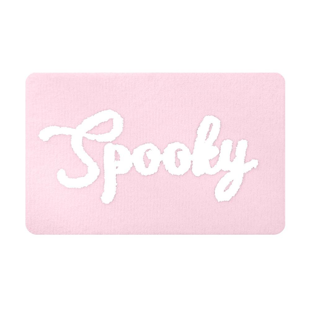 Spooky Ghosts Halloween Door Mat Non Slip Flannel Pumpkin Doormat 40*60CM Home Decor Outdoor Carpet