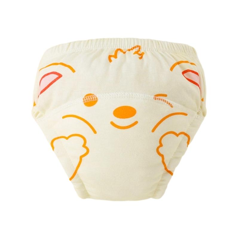 Reusable Cotton Potty Training Underwear Anti Leak Protection Comfortable Washable Toilet Learning Pants For Baby