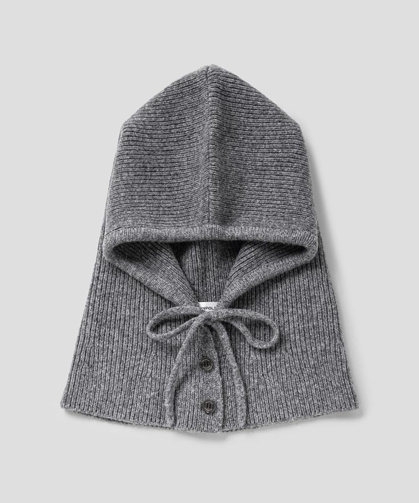 Binpolaegseseoli Wool Flare Balaclava - Grey