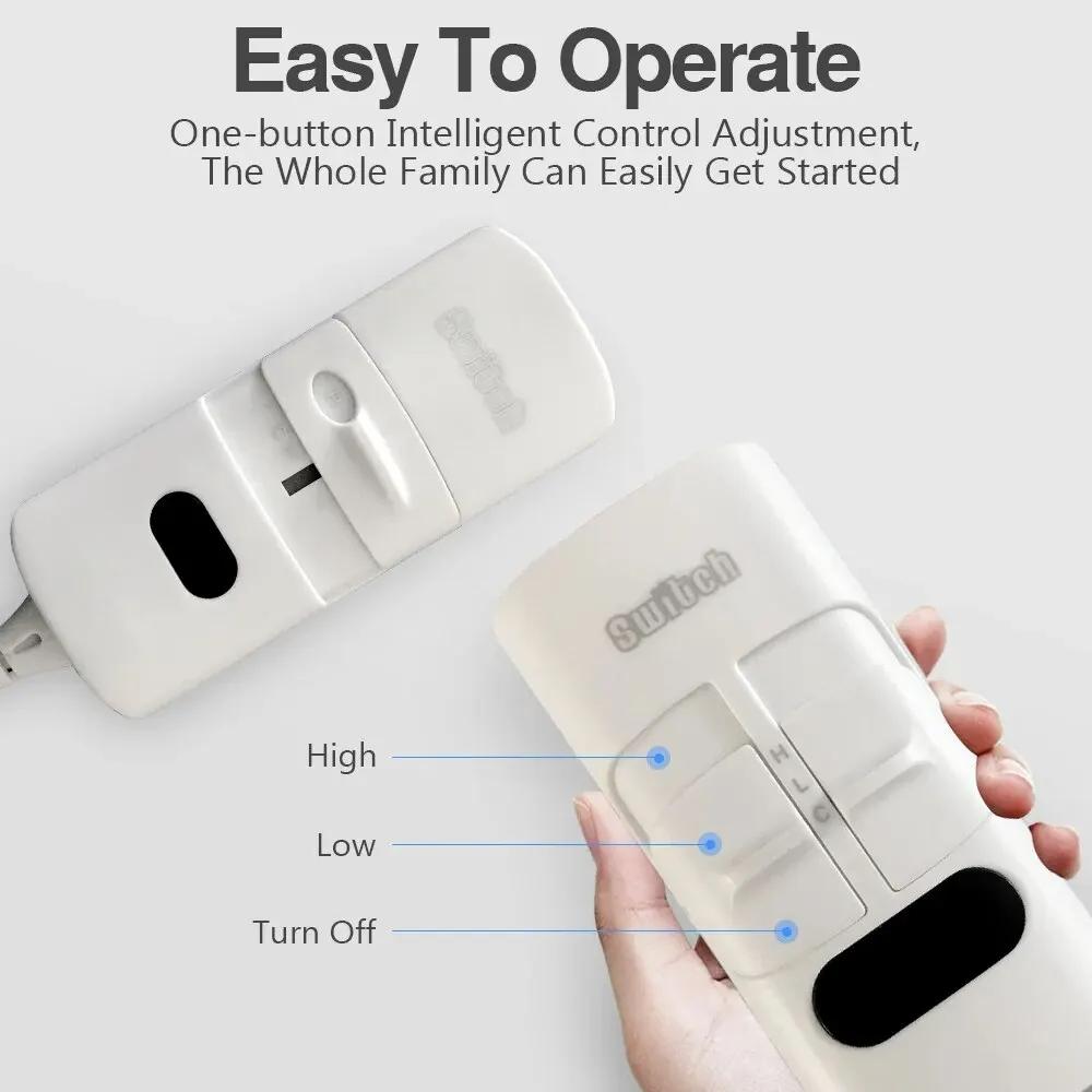 Electric Blanket 220V EU Plug Striped Printing Winter Insulation Heating Electric Blanket Constant Temperature Control