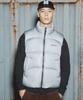 Signed Logo Down Vest - Ash Grey