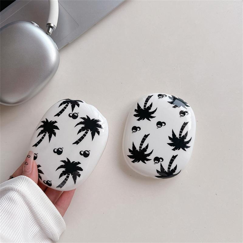 Apply Apple Headset AirPods Max Earphone Cover Simple Coconut Summer Shell Protective Case Female Coconut