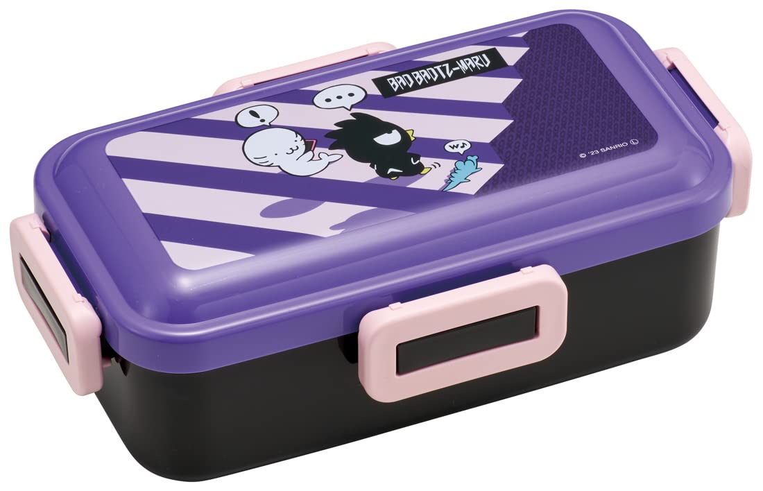 

Skater Bento Box Bat Badtz Maru City Stroll Sanrio 530 мл антибактериальная пушистая крышка-купол для женщин Сделано в Японии PFLB6AG-A