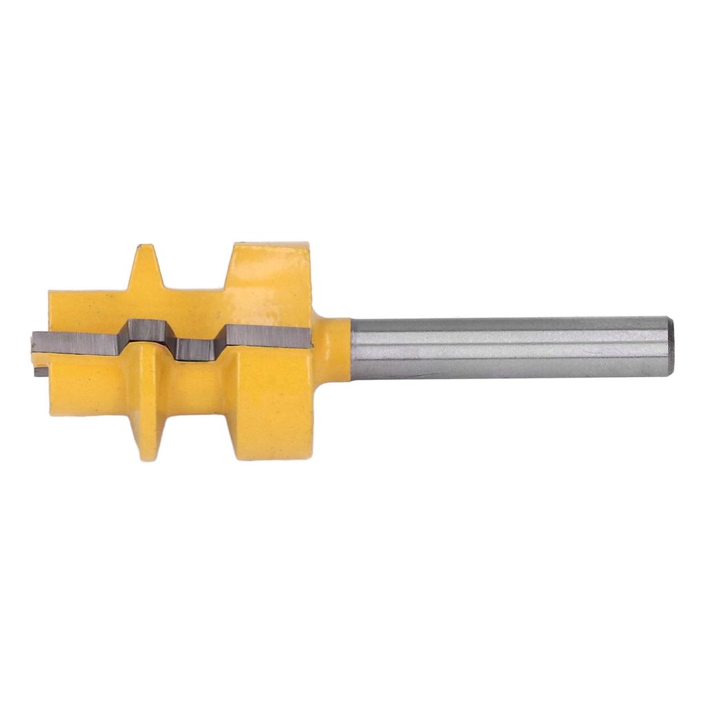Reversible Glue Joint Router Bit Square Tooth T Slot Milling Cutter with 14in Round Shank