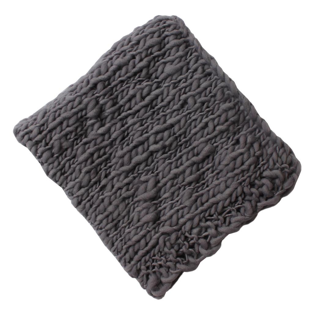 Newborn Photography Props Blanket Woolen Strip Thick Line Square Blanket Baby Photography Background Blanket