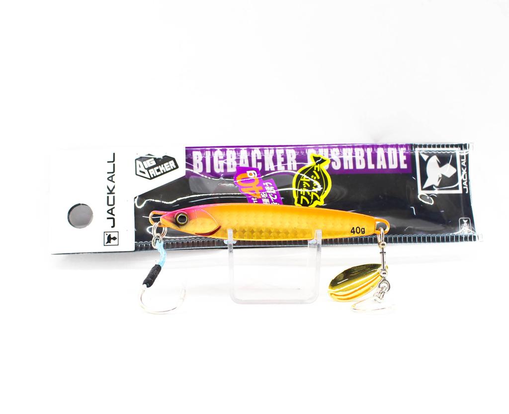 Jackall Big Backer Rush Blade 40 grams Sinking Lure Surf Orange Gold (5694)