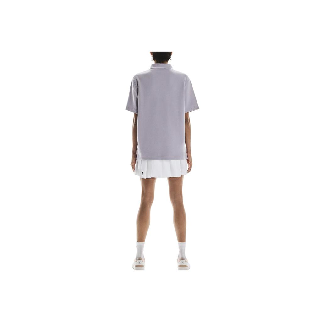 Auf dem Platz Tennis Fashi Einfaches Vielseitiges Kurzarm-Poloshirt Damenoberteile 1WF30530174