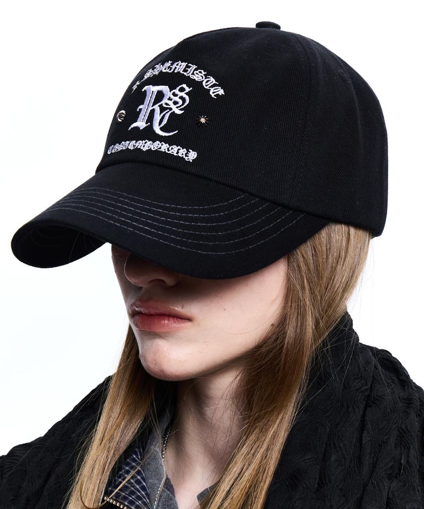 Aleseueseussi Logo Western Ball Cap - Black