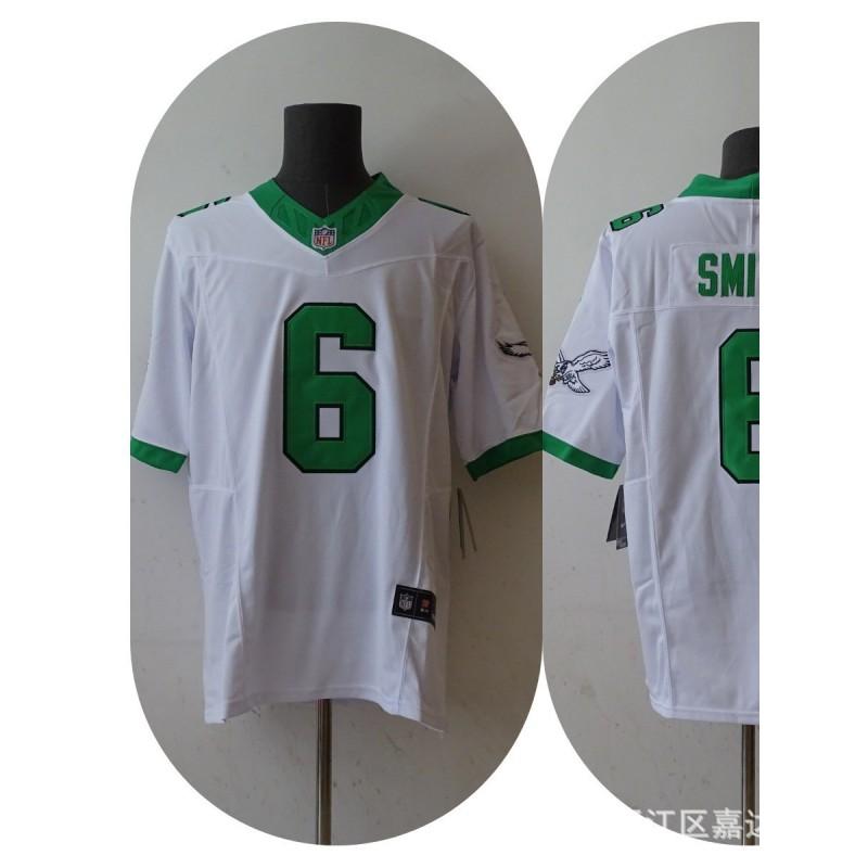 Philadelphia Eagles NFL Fotbalový dres Pánský Retro Styl Týmový Uniforma Košile Oblečení pro Fanoušky Den Zápasu