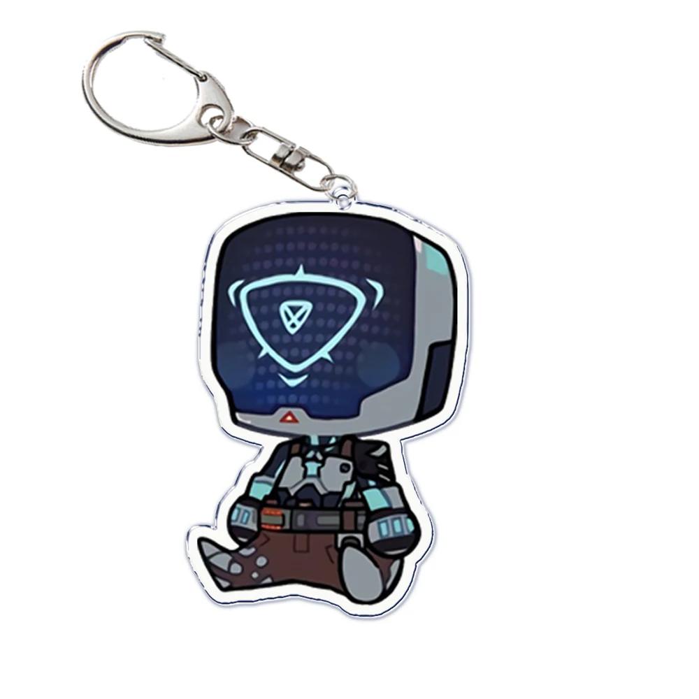 

Valorant Keychain KeyRing Key Chains Chaveiro Cute Cartoon PC Game Popular Llaveros for Bag Pendant Aaccessories Gift