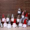 Gnome 30cm Christmas Decorations Light Up Christmas Gnomes Plush Doll Ornaments Knited Elf Dwarf Gift Home Table Decor