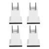 4pcs Adjustable Furniture Risers with Screw Clamp Rubber Bed Couch Risers for Heavy Duty Furniture