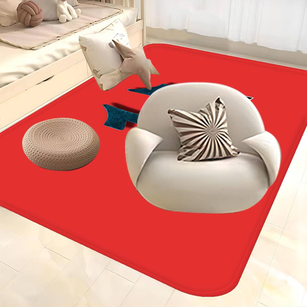 Denim T-True R-Religion Floor Mat Non-Slip Laundry Room Mat Laundry Decor Balcony Child Living Room Bedside Mats
