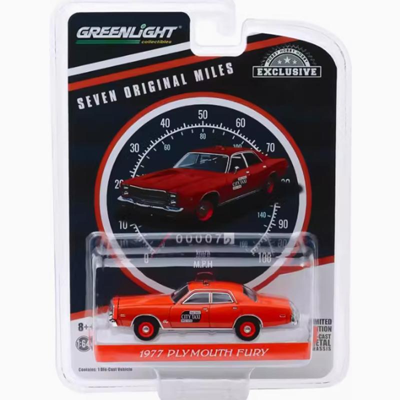 

GreenLight 1:64 Scale 1977 1982 Plymouth Fury Alloy Simulated Car Model Classic Adult Souvenir Gift Static Display