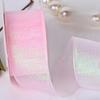 Yards Fishtail Organza Ribbon Crafts Bow Polyester Silk Satin Ribbons 4cm Shiny Silk Ribbons for Decorating Weddings