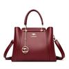 Luksus håndvesker i mykt skinn Damevesker Designer 3-lags skulder-crossbody-pose Dame Stor kapasitet Shopping Messenger Tote