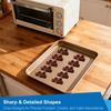 10pcs PP Cookie Cutter Set Raised Cutter Walls Cake Cutter DIY Fondant Cutter  Cake Decorating
