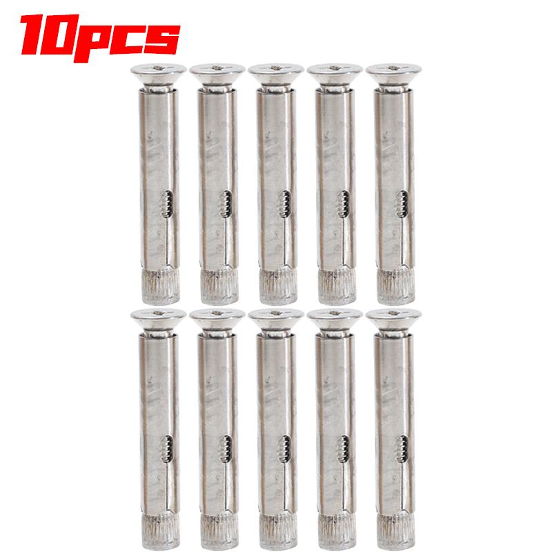 

M6/M8 Color Zinc Expansion Bolt Stainless Steel Built-in Floor Expansion Screws Concrete Anchors Wall Fastener Hardware Tool M6 x 60