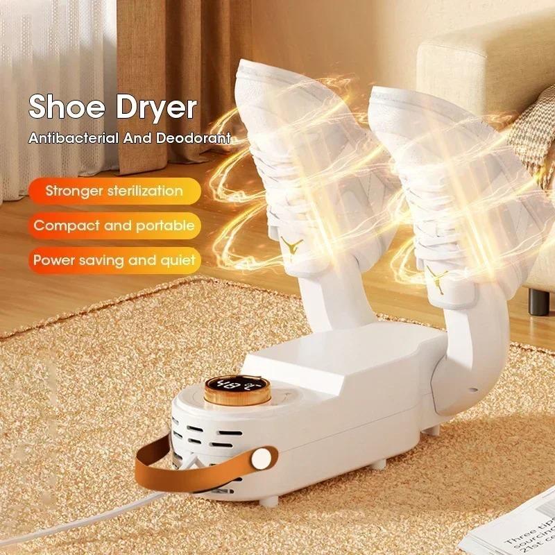 Electric Shoe Dryer for Boots with UV Technology Eliminate Odor Fast Drying Multifunctional Boot Deodorizer and Socks Dryer