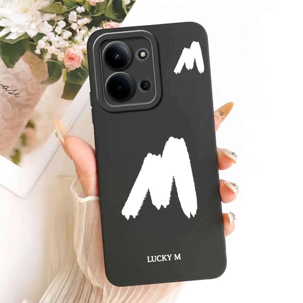For Xiaomi Redmi 15C 5G Case Cover Lucky Letters Phone Case For Xiaomi Redmi 15C 15 C Redmi15C Redmi15 4G 5G Soft Fundas