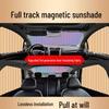 Retractable Magnetic Car Window Sunshade Curtain for Heat Insulation