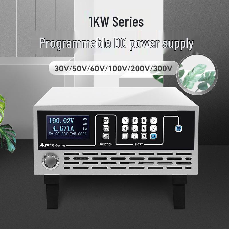 A-BF SSD-3030 Programmable DC Power Supply, 30V/30A, 900W, High Power, Low Ripple, LCD Display