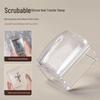 High-Transparency Silicone Nail Stamps: Wipeable Square Tools with Patterned Steel Plate