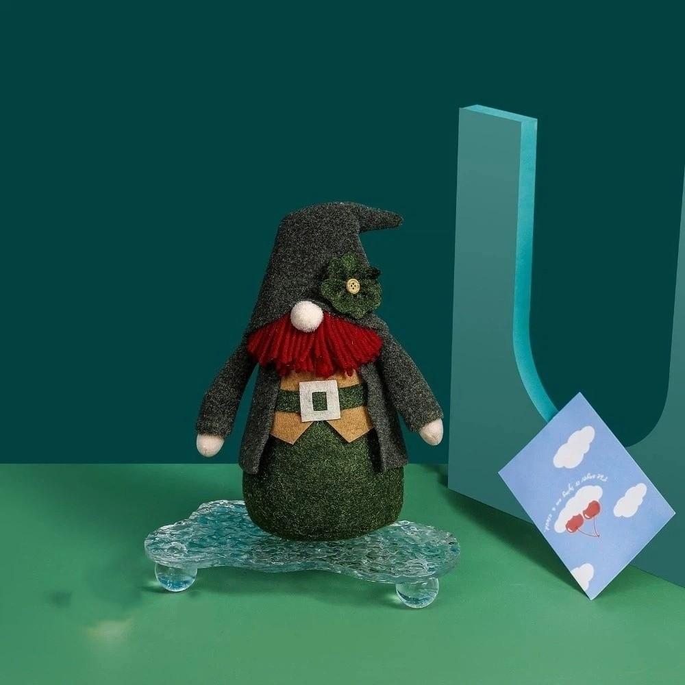 Green Irish Day Dwarf Doll Fashion Novelty Faceless Old Man Doll Creative Exquisite Gnome Figurines Irish Themed Events