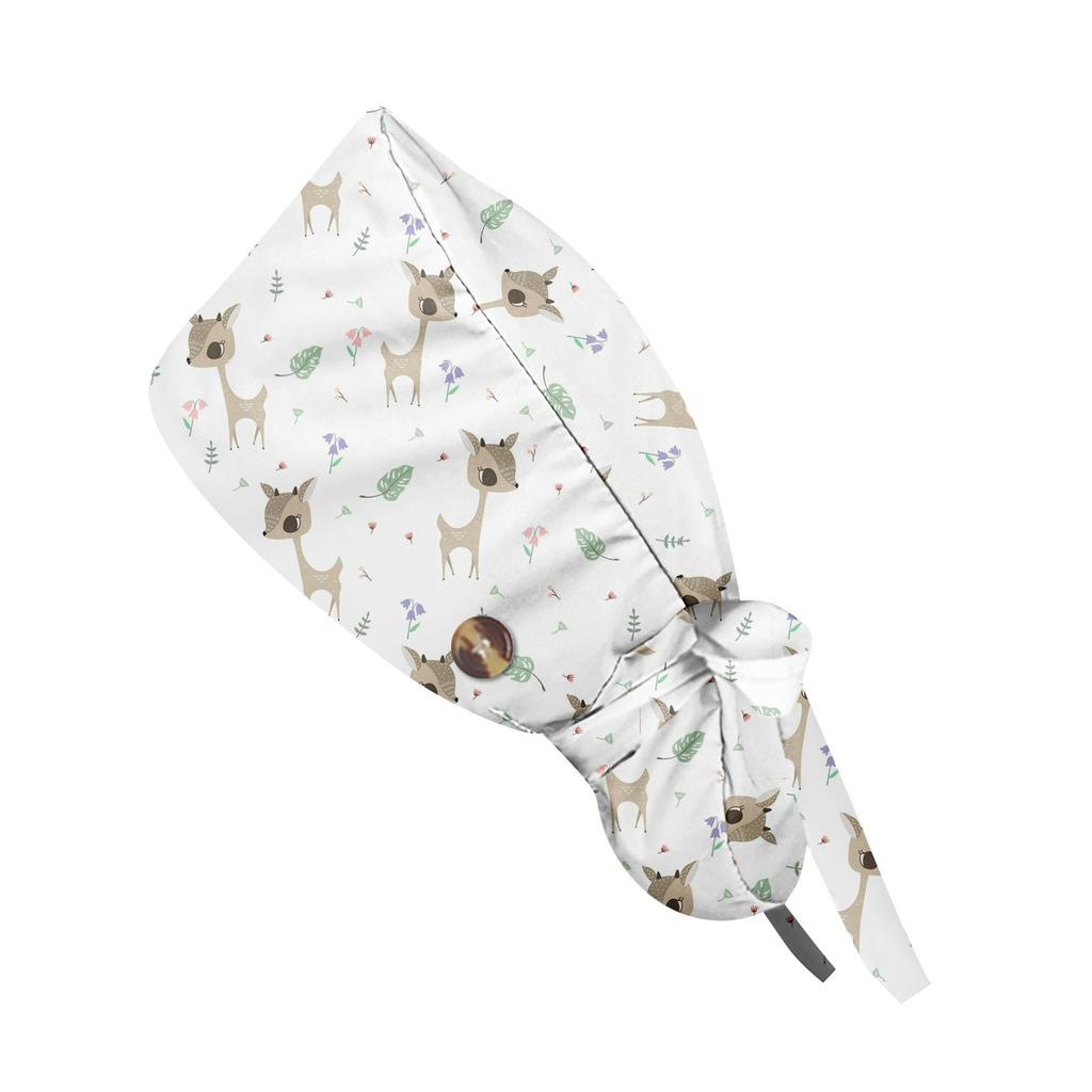 Modische Arbeitsmütze mit Animal-Print, lässige Damen-Pferdeschwanzmütze, Waschmütze, Baotou-Kappe