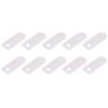 10Pcs Valve Plate Air Compressor Silent OilFree Machine Aluminum Accessories Replacement(Short Valve Plate 13x33mm )
