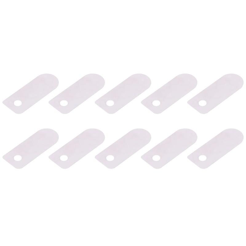 10Pcs Valve Plate Air Compressor Silent OilFree Machine Aluminum Accessories Replacement(Short Valve Plate 13x33mm )