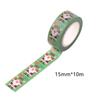 Beautiful Wash Tape Flower Plant Japanese Masking Adhesive Tape Decors Scrap Booking Sticker Label