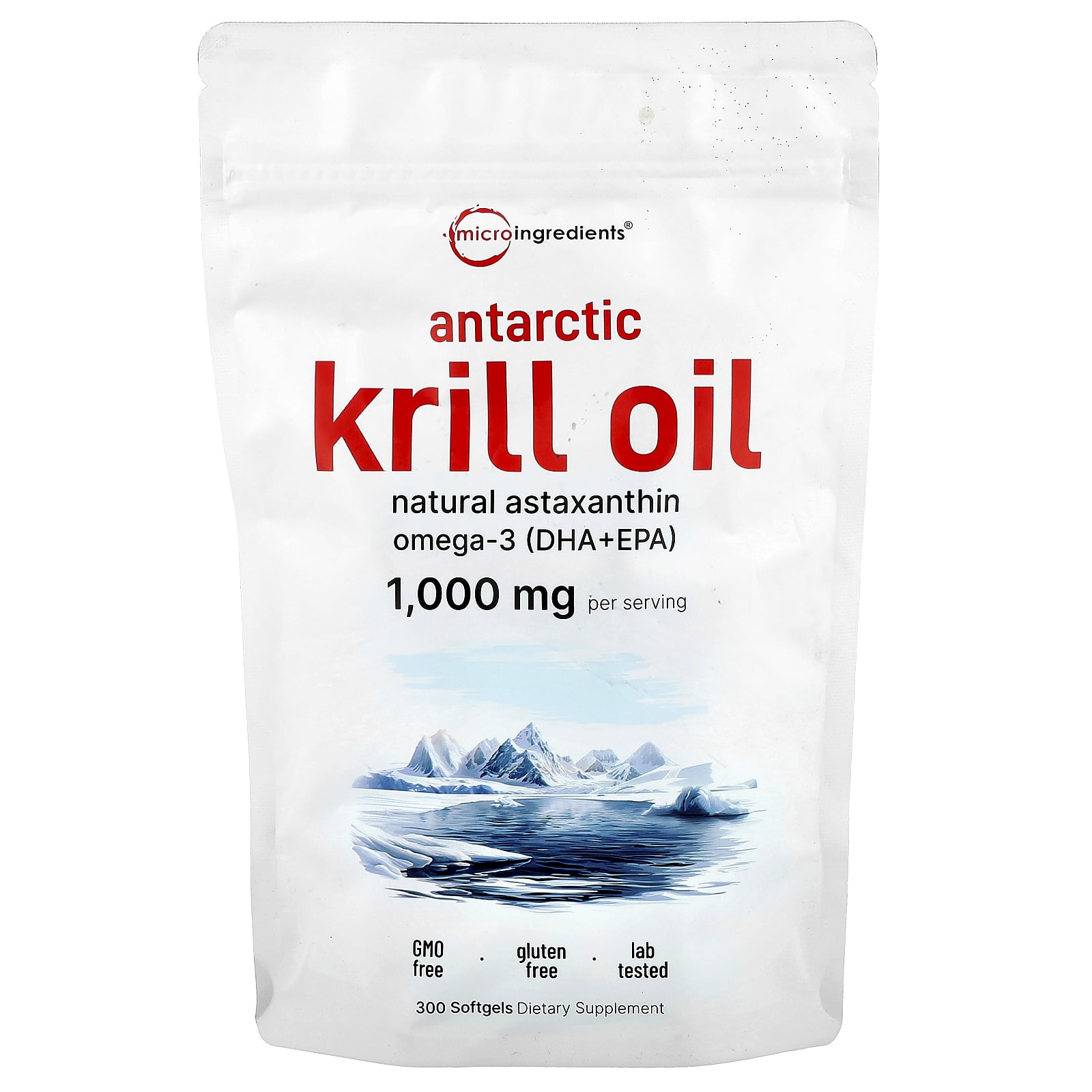

Antarctic Krill Oil, 300 Softgels (500Mg per Softgel)