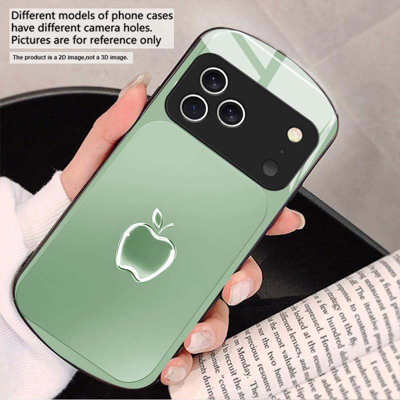 Metallic Gray Texture For iPhone 17 16 15 14 13 Plus 12 Mini 11 Pro Max XR Xs Max X 7 8 6S 22 20 Elliptical Glass Phone Case