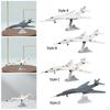 1/144 Diecast Alloy Aircraft Model with Stand, Decorative Plane for Home and Cafe