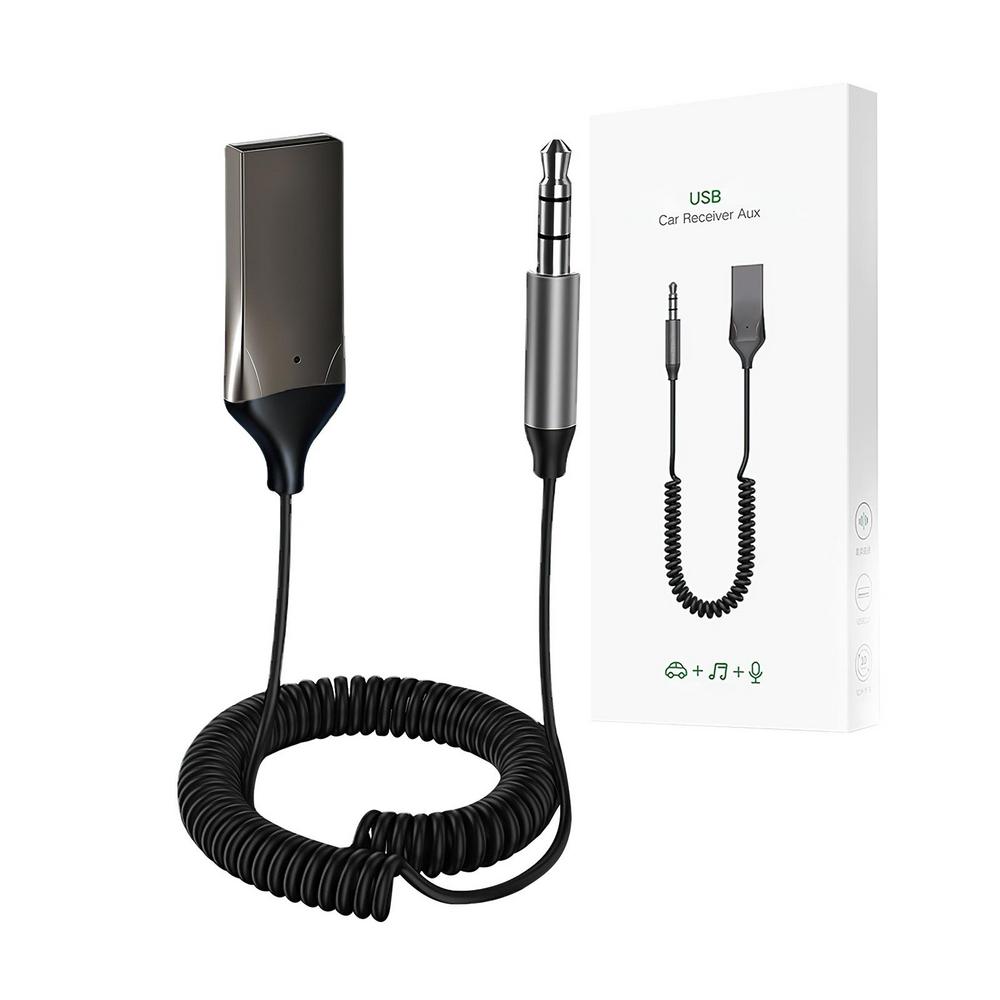 

AUX автомобильный Bluetooth-приемник, адаптер автомобильного аудиоприемника, USB-разъем, аудио, музыкальный микрофон, адаптер Hands Free для автомобильных динамиков, аксессуары чёрный
