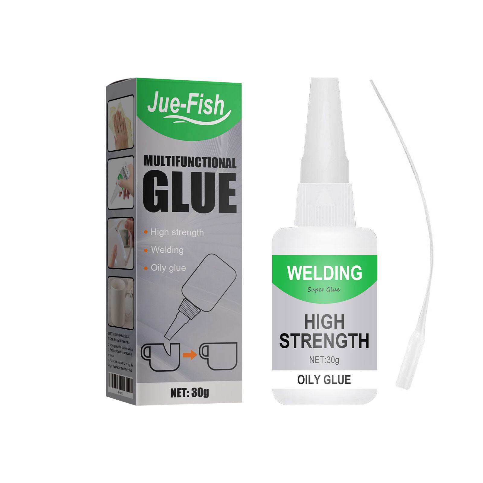 JUE FISH Universal Quick-Dry Waterproof Glue for Ceramic, Glass, and Wood