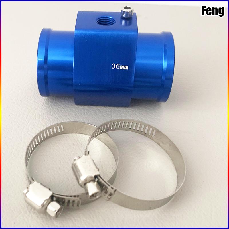 Car Modification Water Temperature Sensor Head Joint Sensor Radiator Adapter 1/8NPT Digital Water Temperature Gauge Voltmeter