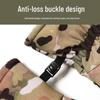Men's Winter Tactical Gloves: Cold-Proof, Fleece-Lined, Windproof, Touchscreen-Compatible for Outdoor Motorcycle Riding.