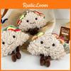 Sandwich Sweet Plush Doll Cute Taco Design Keychain Made With High Quality Pp Cotton