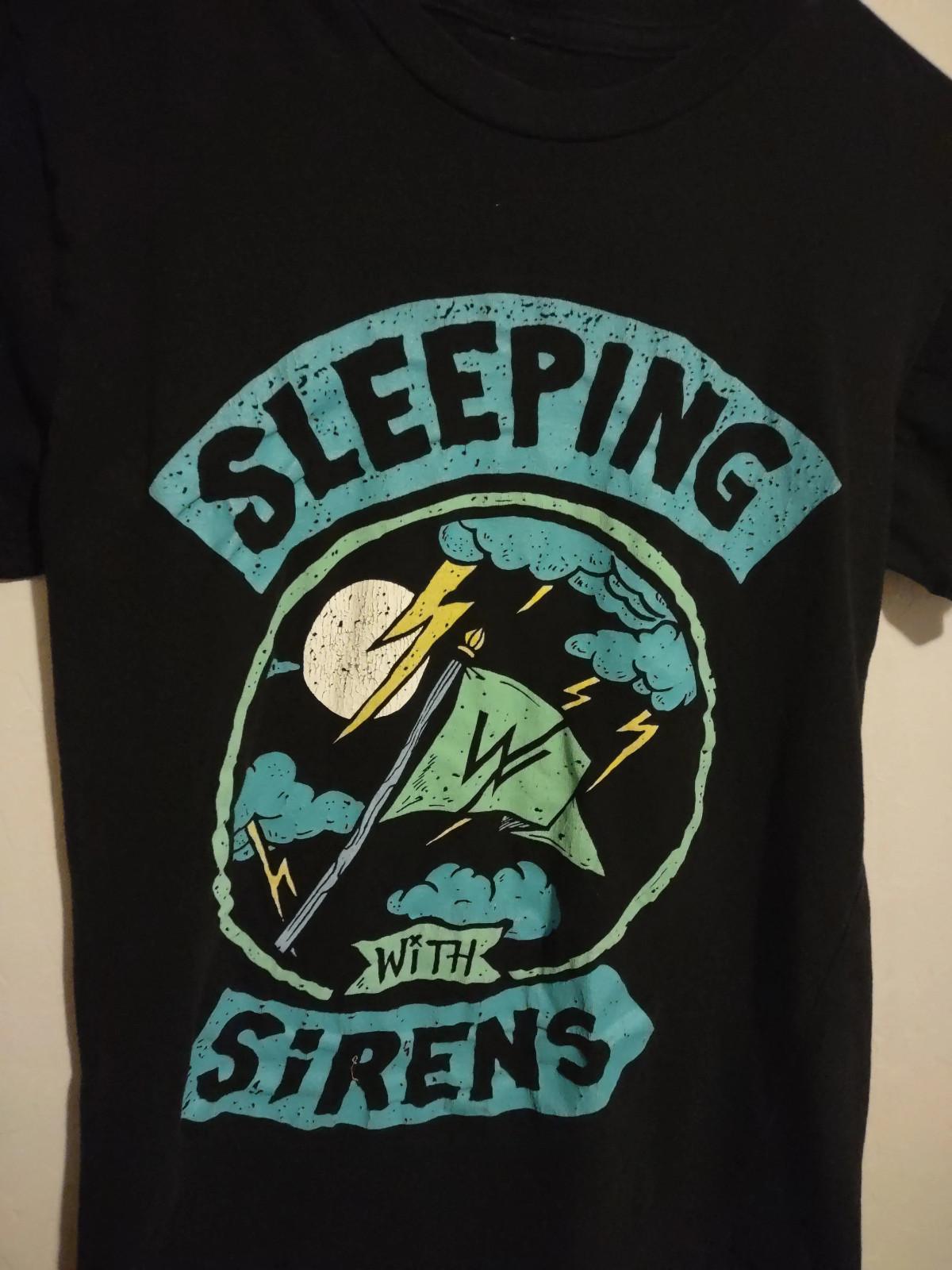 Sleeping With Sirens Band Members Full Size Black 100% Cotton Shirt NI521 S разноцветный