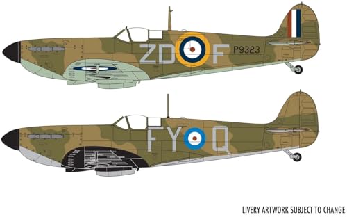 Airfix 1/48 Britische Supermarine Spitfire Mk.1a Plastikmodell X-5126A