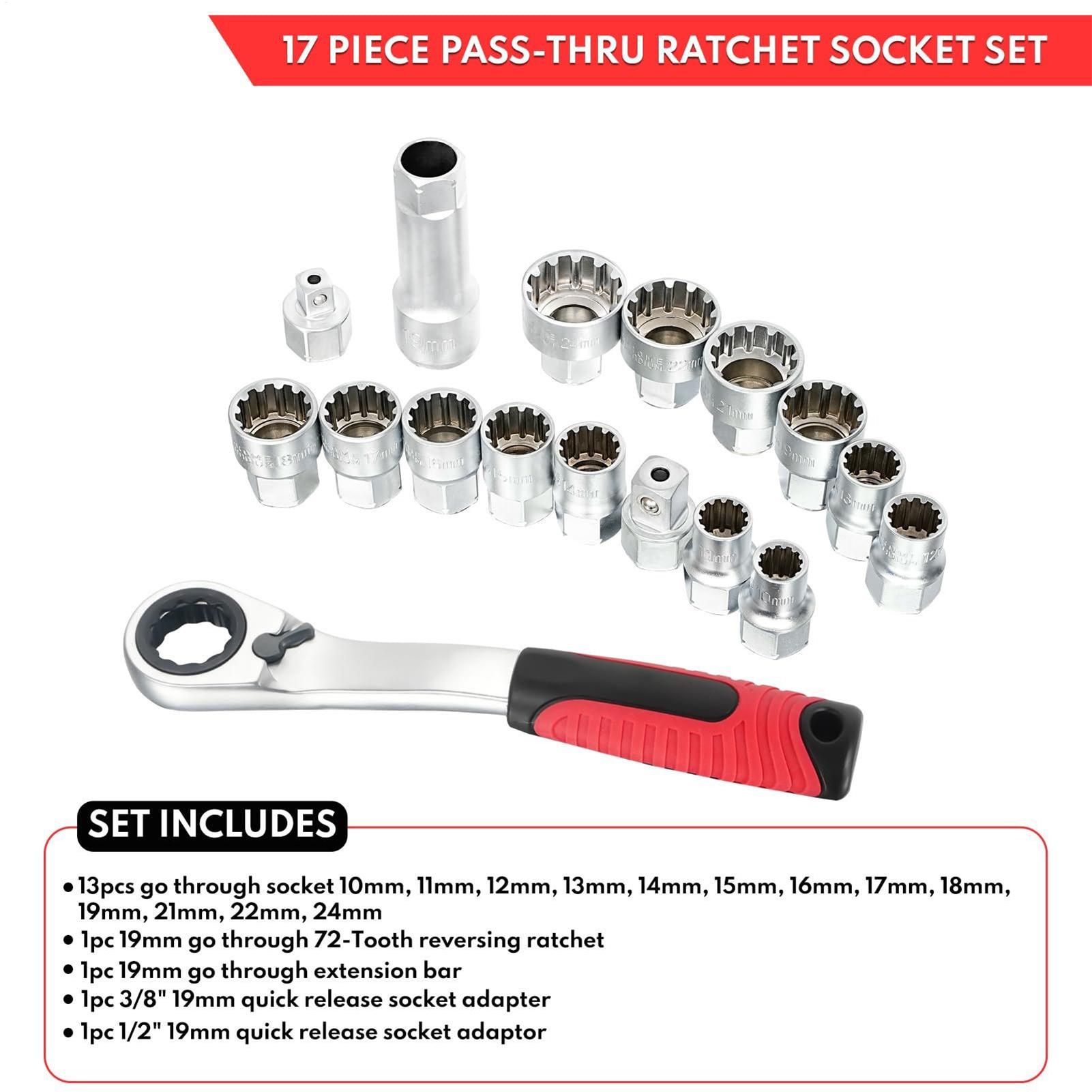 

Socket Wrench Set Mechanics Tools Kit Compact Kit For Vehicle Maintenance Electrical Panel Work Motor Assembly Plumbing Tasks CN